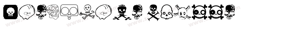 Designers Skulls字体转换